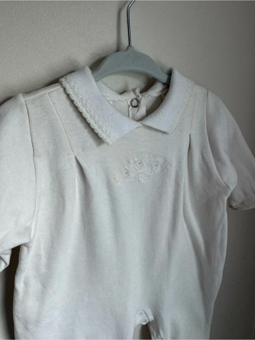 Baby Dior Vintage Footie Size 12-18M